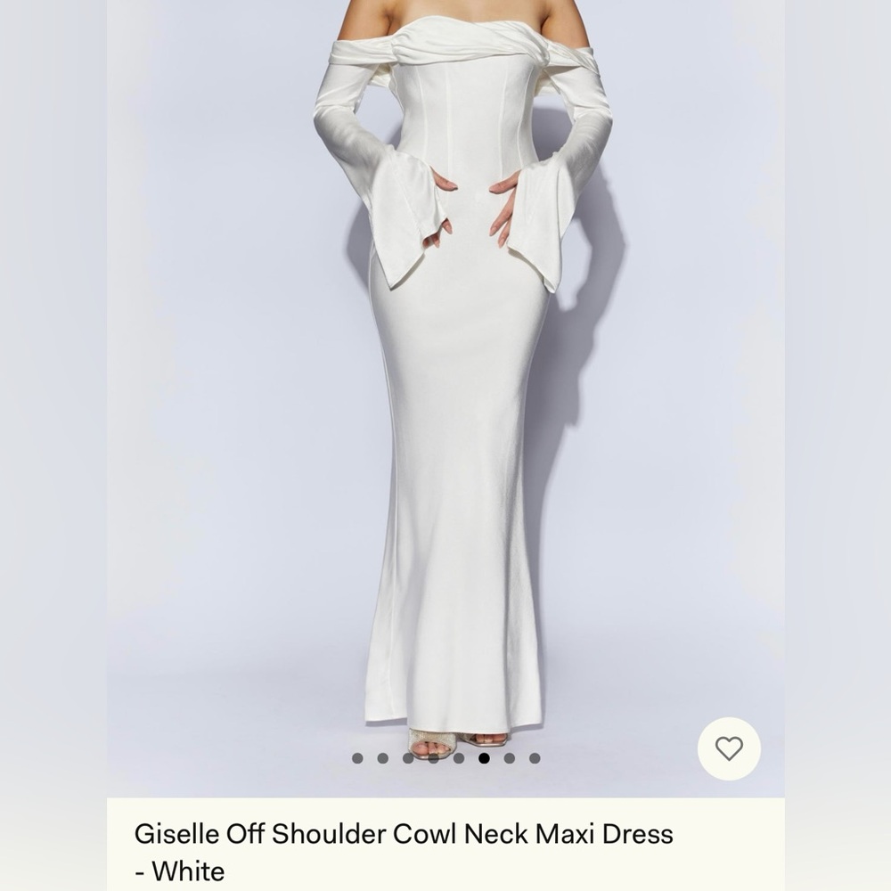 ✨NWT MESHKI GISELLE OFF THE SHOULDER DRESS✨